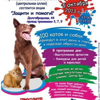 5 октября 2013 г. – благотворительная акция «Защити и помоги!»