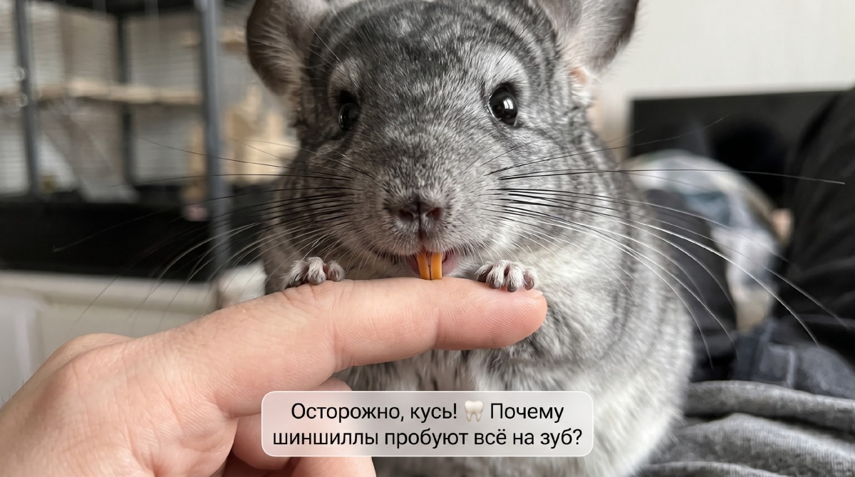 Почему шиншилла кусается — причины укусов и как отучить